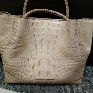 Brahmin Mallory satchel,  blossom pink